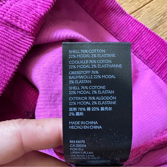 Anthropologie Pilcro Talia Pink Corduroy Button Detail Skirt Womens 6 Pink - Picture 7 of 10